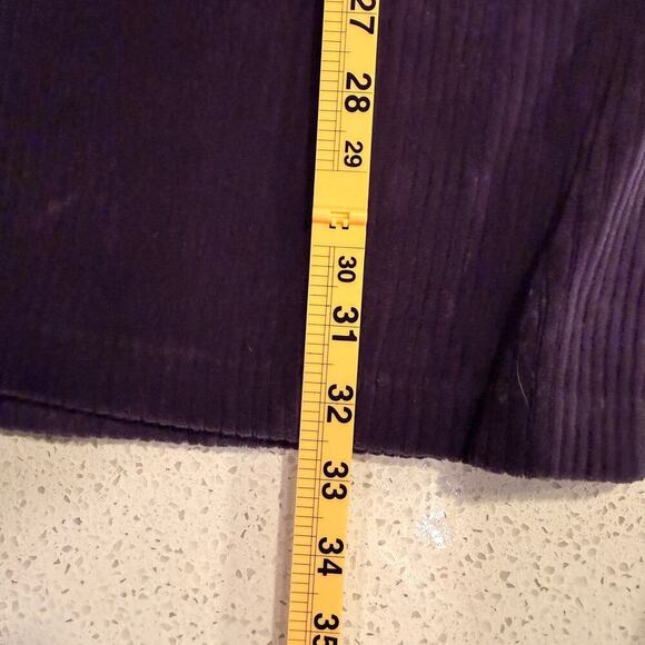 Free People Helen Midi Skirt Dark Purple Corduroy Velvet XS Whimsigoth Coquette - Picture 10 of 10